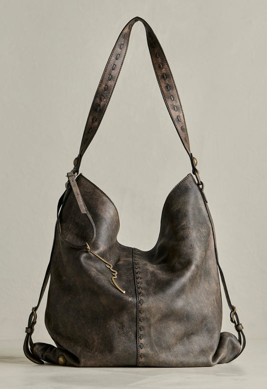 WTF Dallas Distressed Leather Tote