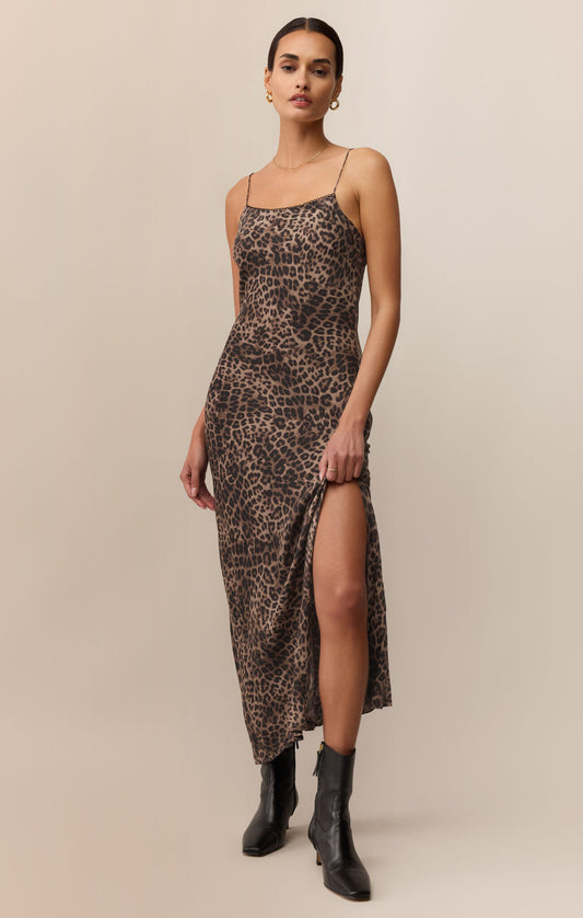 Cielo Leopard Midi Dress