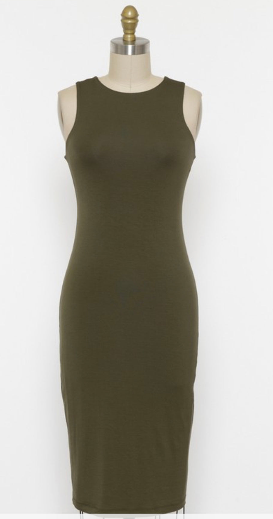 Fitted Midi Dress