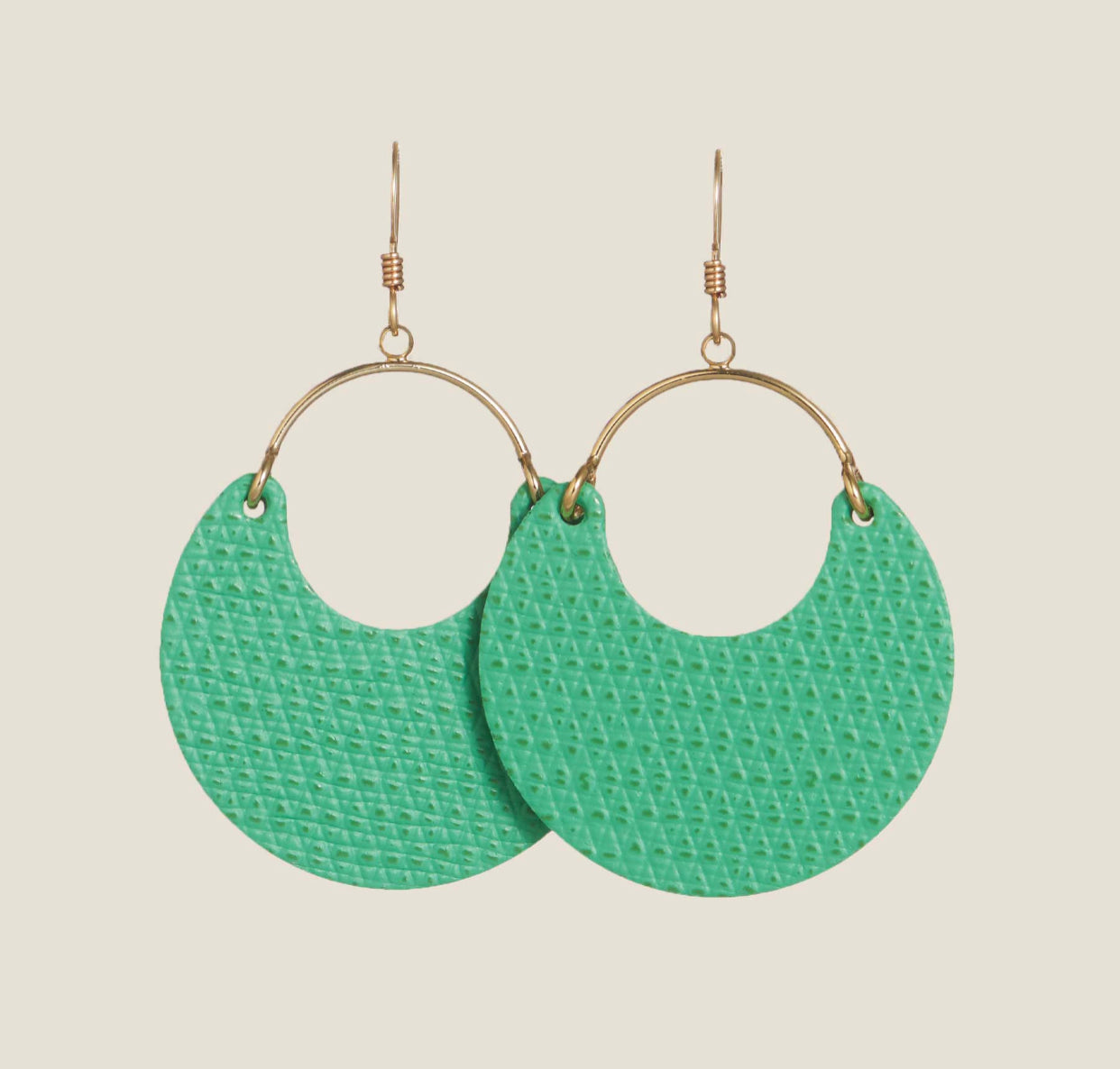 Nina Leather Earrings