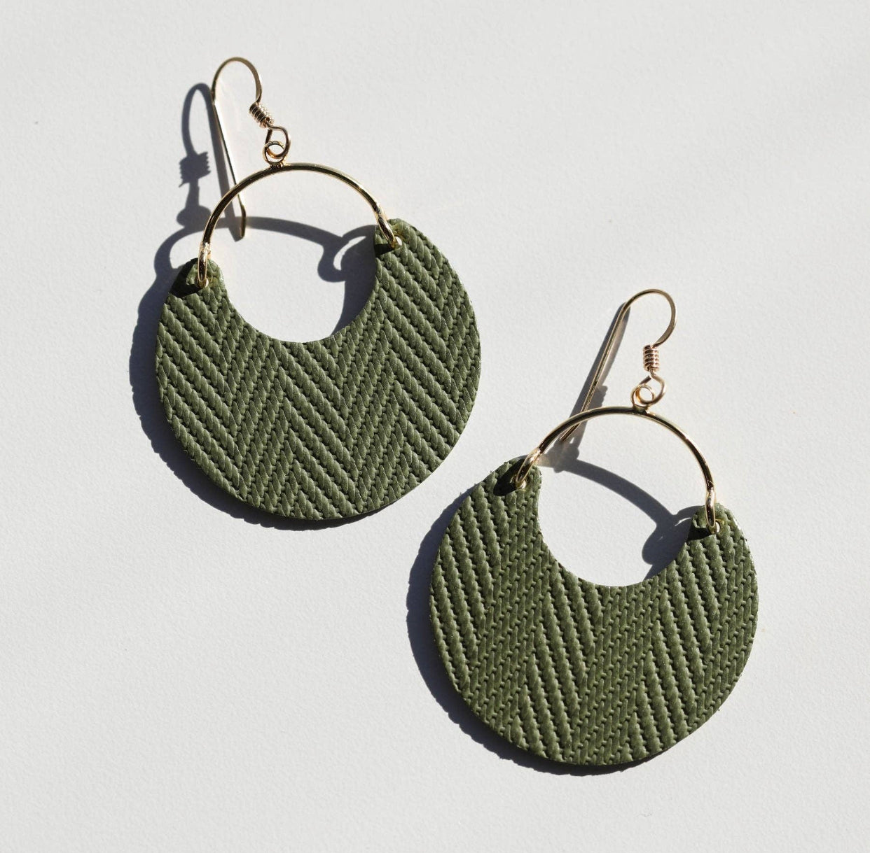 Nina Leather Earrings