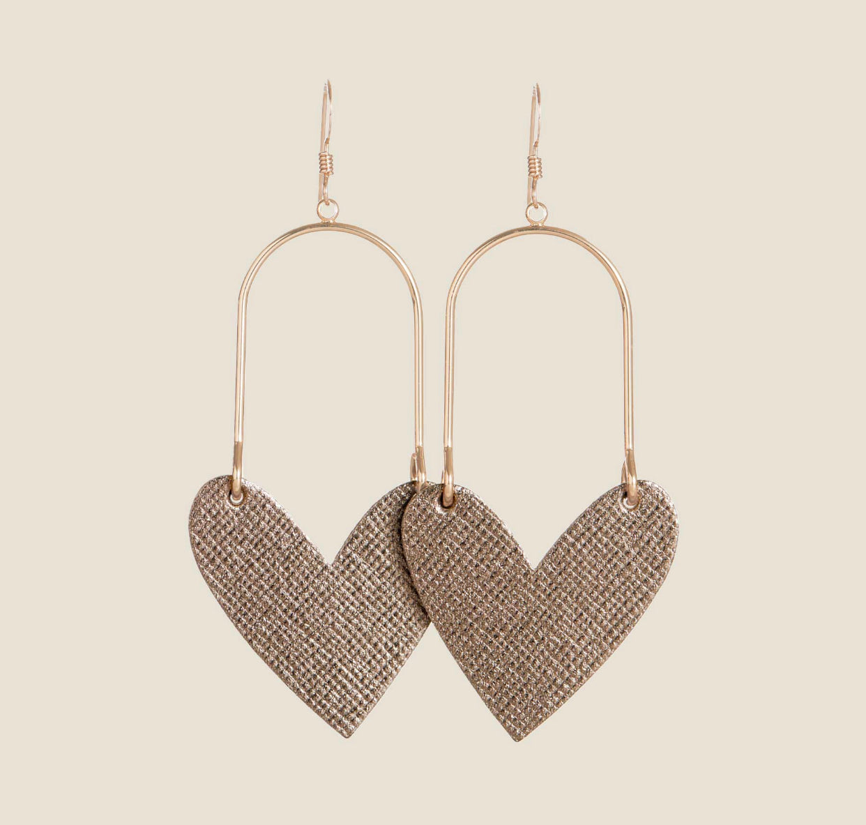 Sweetheart Leather Earrings