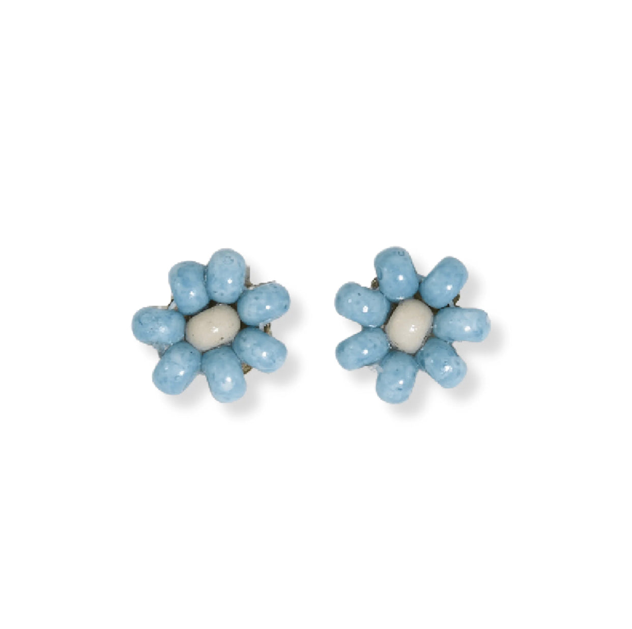 Two Tone Floral Studs