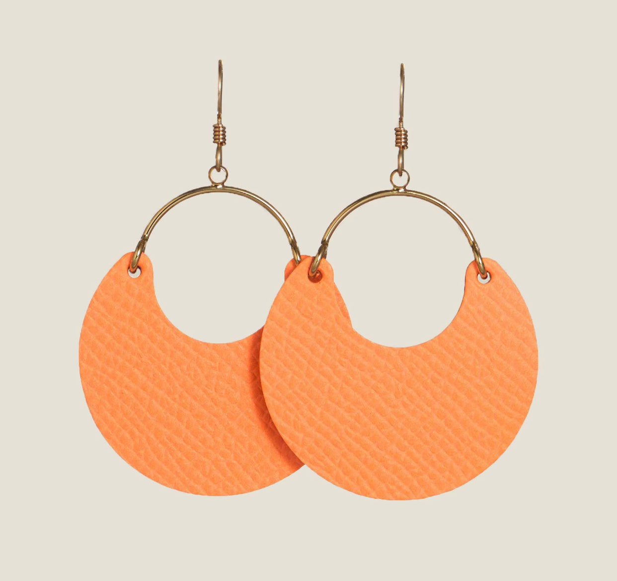 Nina Leather Earrings