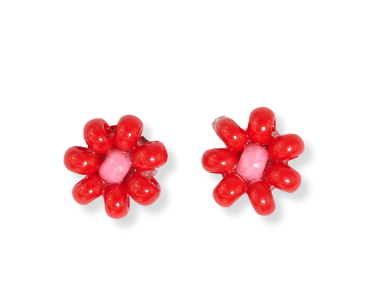 Two Tone Floral Studs