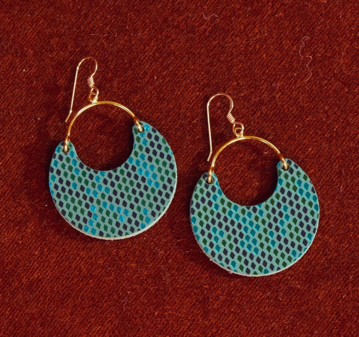 Nina Leather Earrings
