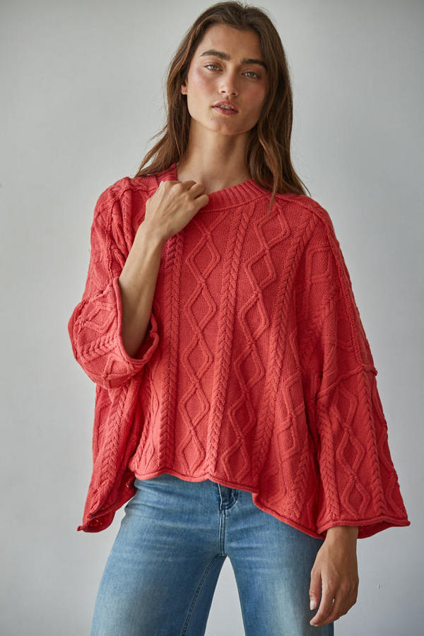 Lioness Cable Knit Sweater