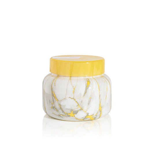 Pineapple Flower Modern Marble Jar Candle