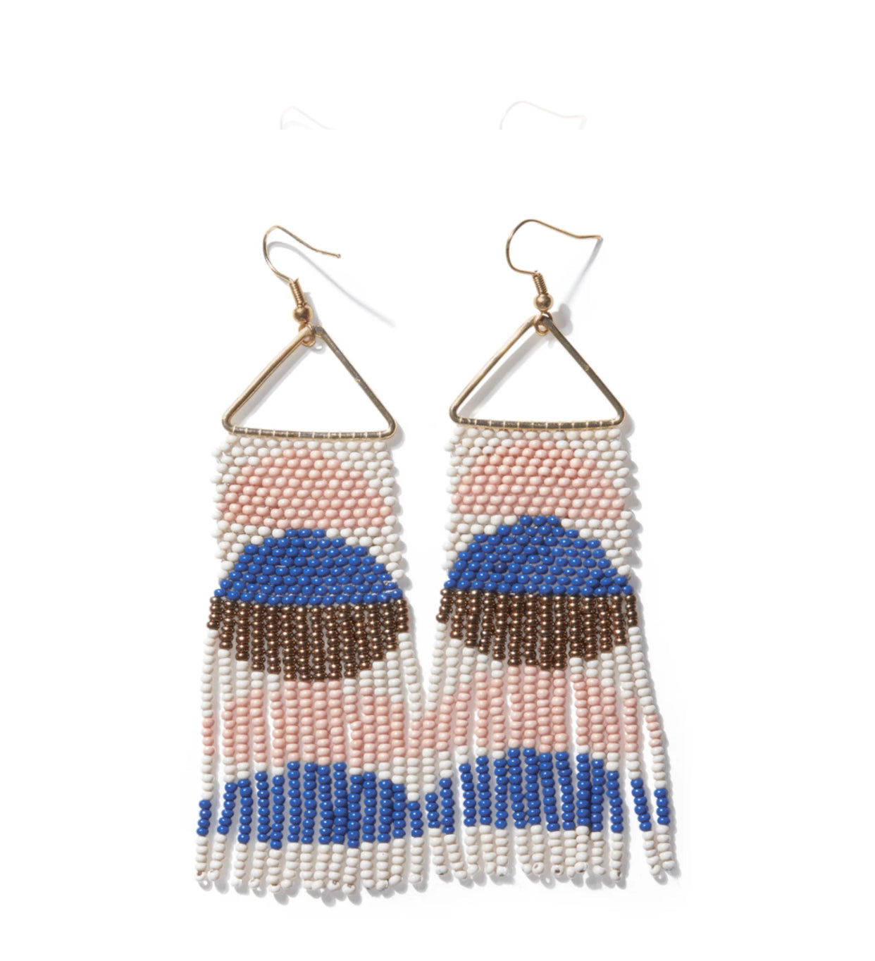 Half Circle Triangle Earrings